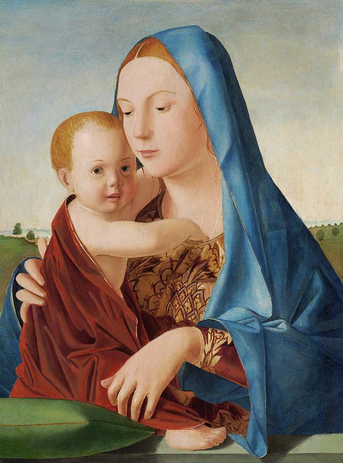 Madonna and Child #9 Painting by Antonello da Messina Madonna and Child #9 Painting by Antonello da Messina