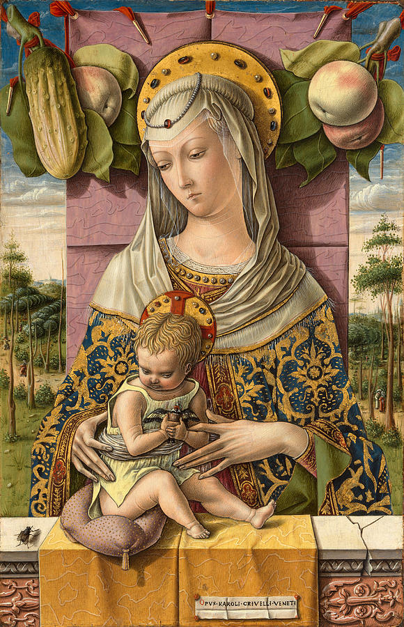 Madonna and Child #9 Painting by Carlo Crivelli