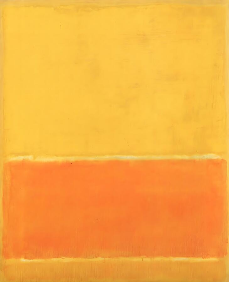 Abstract Painting - Mark Rothko Artworks, Mark Rothko Exhibition, Classic #9 by Mark Rothko