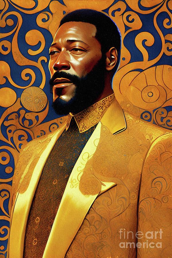 Marvin Gaye Music Legend Painting By John Springfield Fine Art America   9 Marvin Gaye Music Legend John Springfield 