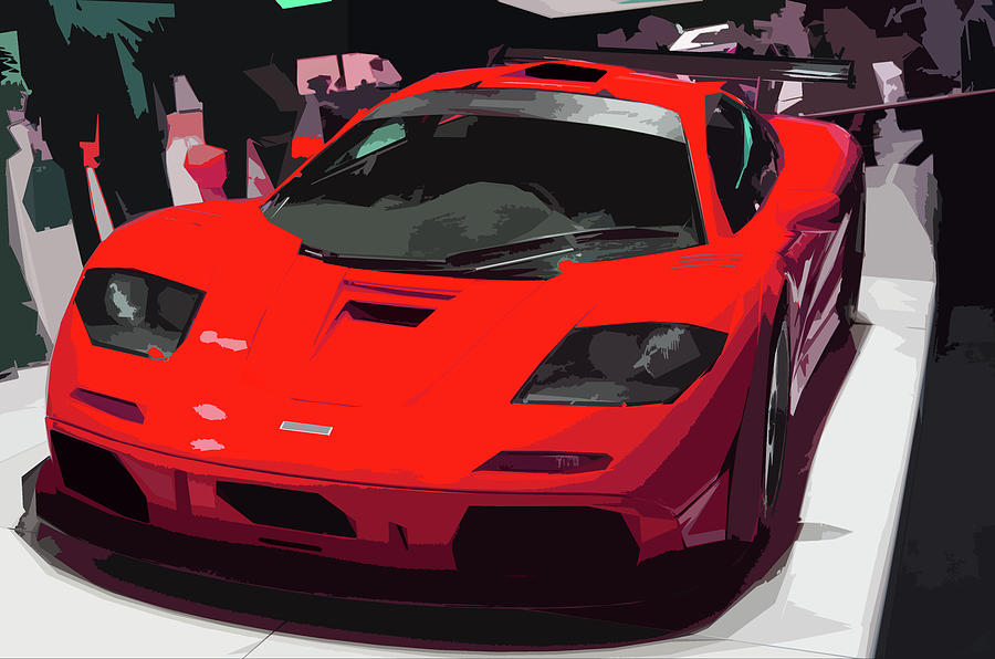 McLaren F1 LM #9 Digital Art by Thespeedart McLaren F1 LM #9 Digital Art by Thespeedart