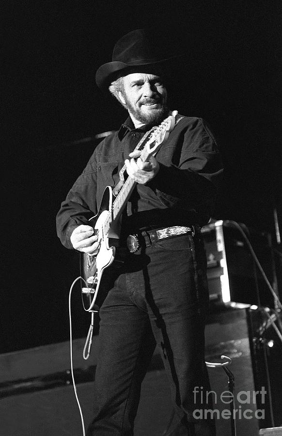 Merle Haggard Photograph by Concert Photos - Fine Art America