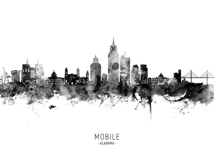 Mobile Skyline Photograph - Mobile Alabama Skyline #9 by Michael Tompsett