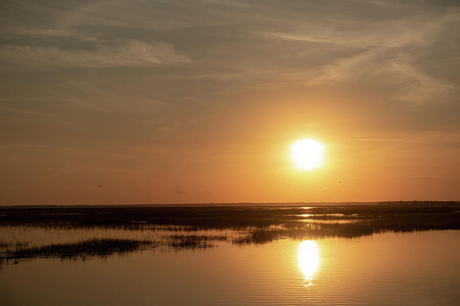 Nature Landscape Scenes Around Hunting Island State Park In Sout #9 Photograph by Alex Grichenko