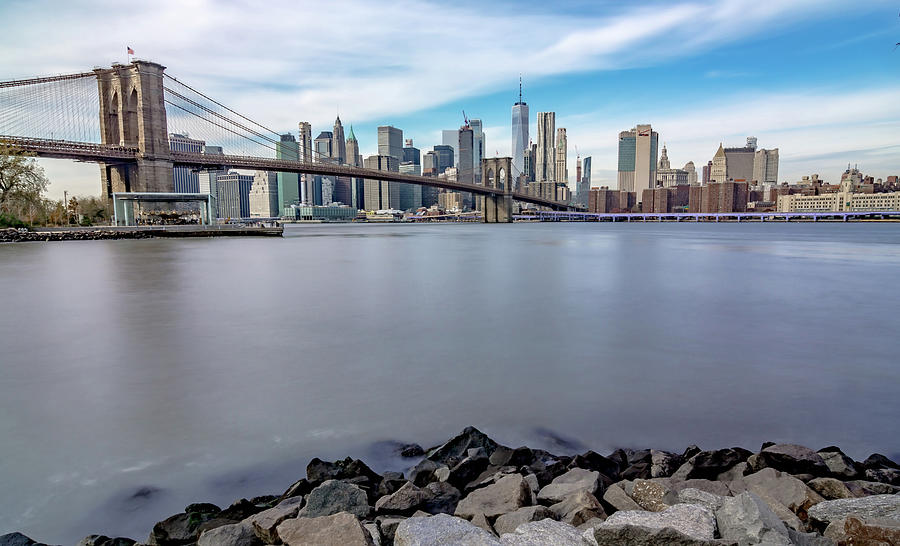 New York City Skyline Manhattan Panorama View #9 Photograph by Alex Grichenko