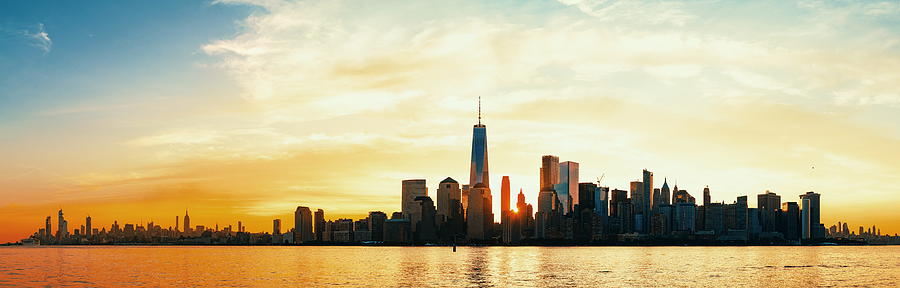 New York City skyline #9 Photograph by Songquan Deng
