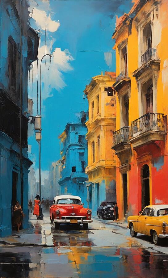 Architecture Digital Art - Old Havana #9 by Yails HJ