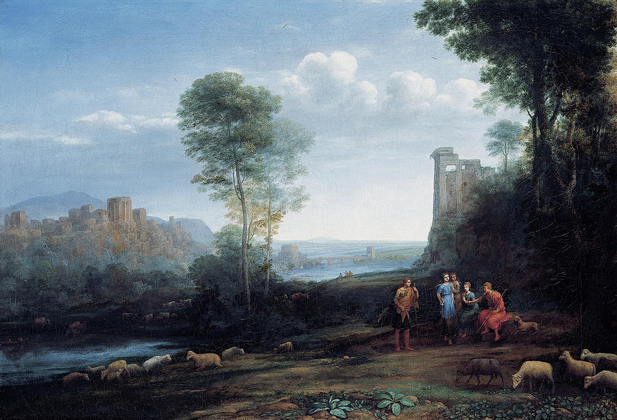 Pastoral Landscape #10 Painting by Claude Lorrain