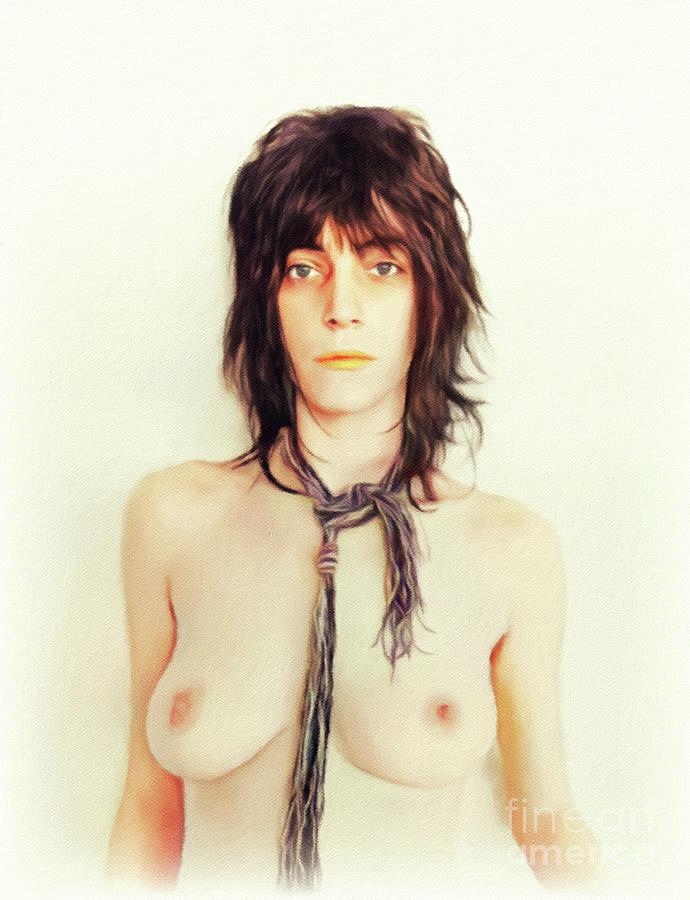 Music Painting - Patti Smith, Music Legend #9 by Esoterica Art Agency