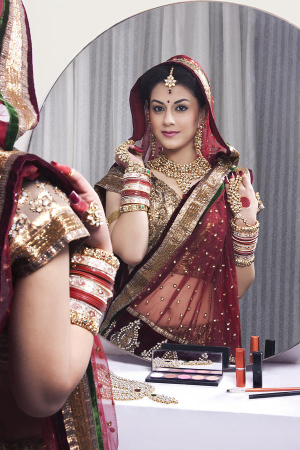 Portrait of a beautiful bride #9 Photograph by Sudipta Halder