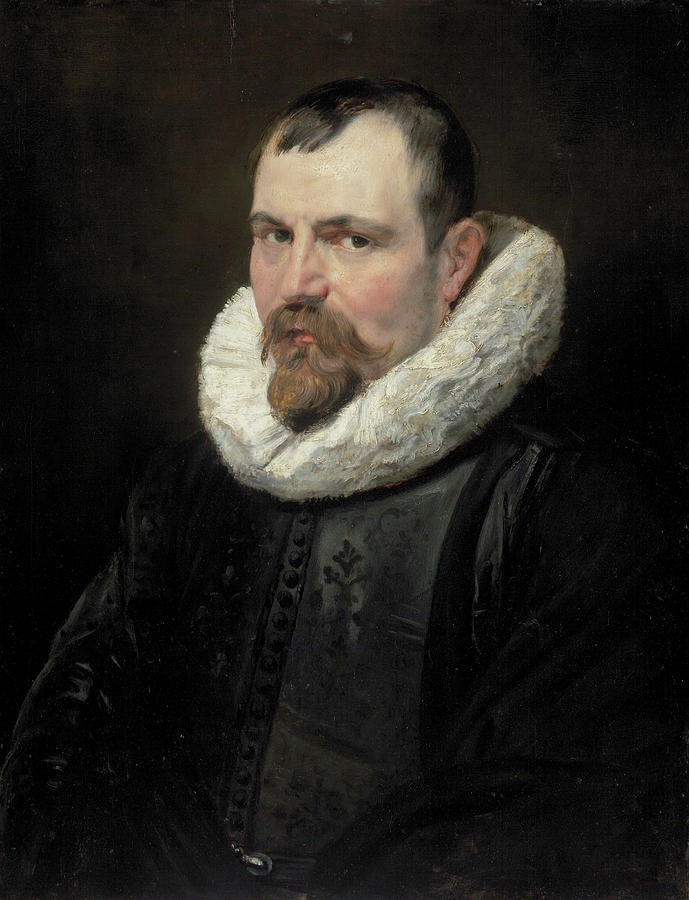 Portrait of a Man #9 Painting by Anthony van Dyck