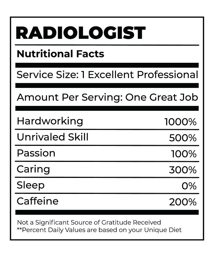 Radiology Digital Art - Radiology Rad Tech Technologist Radiologist X-ray Radiographer #9 by Toms Tee Store