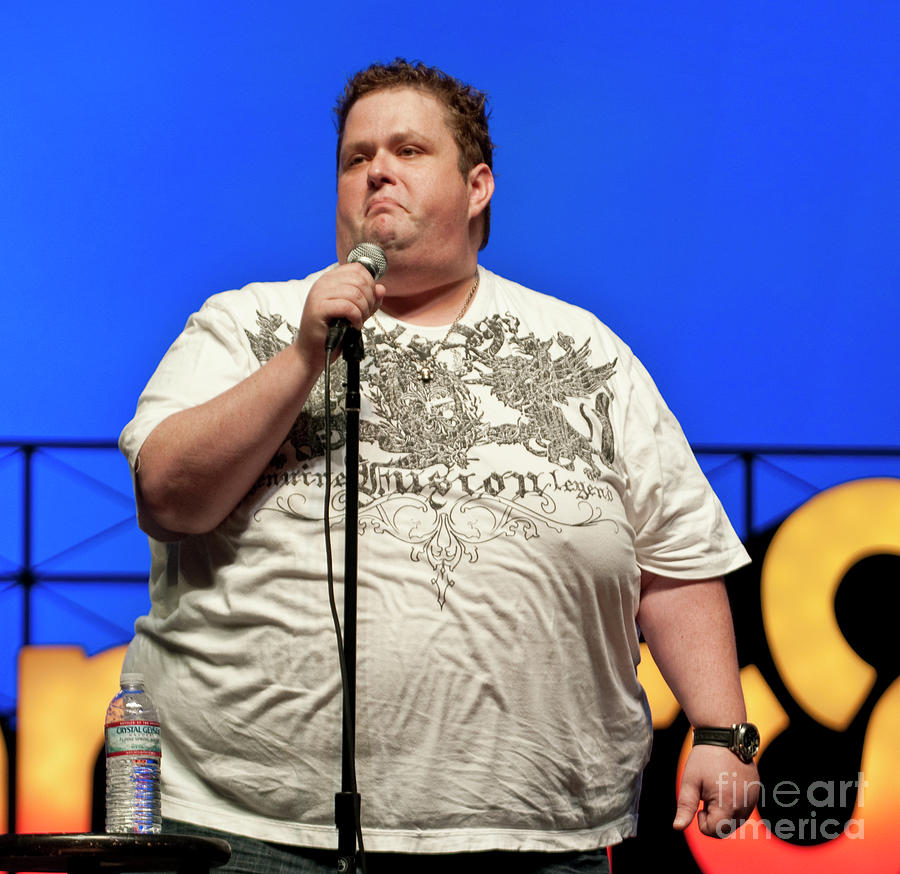 Ralphie May at Bonnaroo Comedy Theatre #17 Photograph by David Oppenheimer