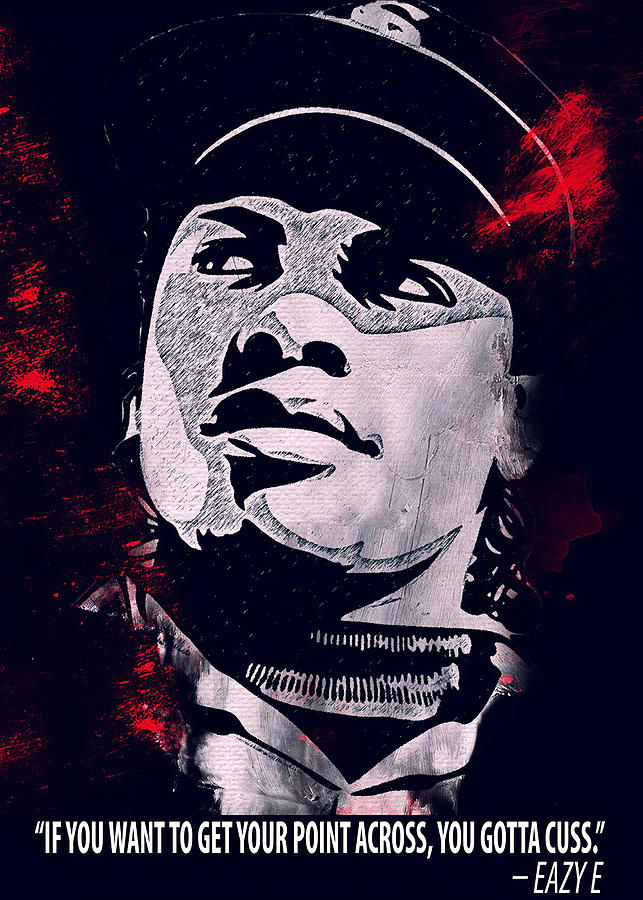 Rapper Eazy E Digital Art by Saini Nagy