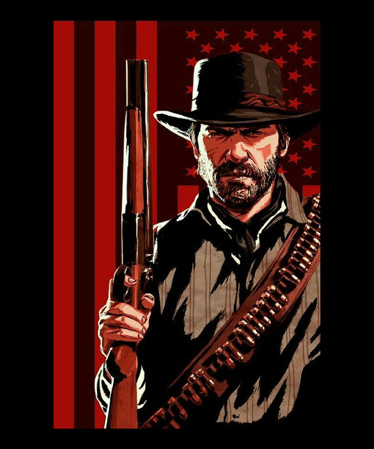 Red Dead Redemption 2 Games Digital Art by The Pristine Artist