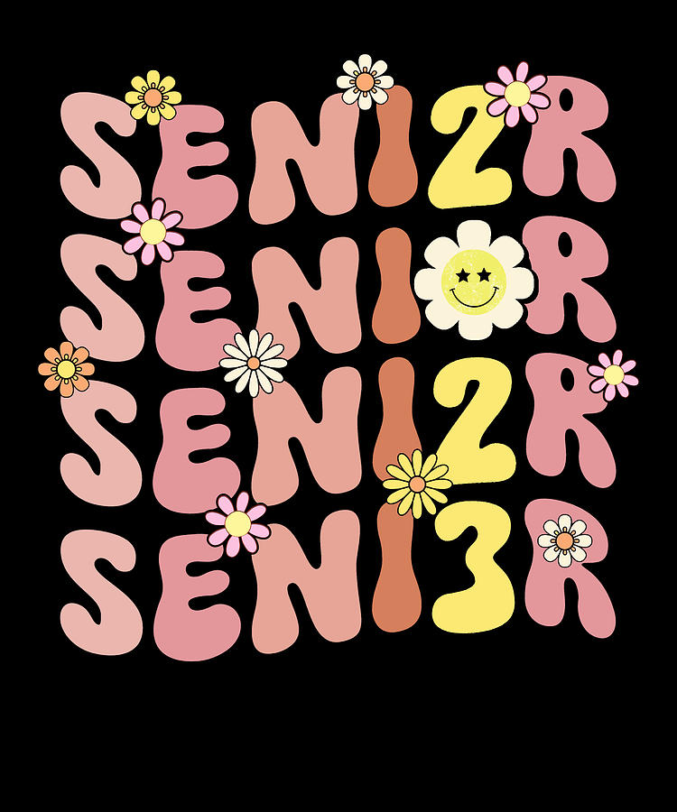 Retro Senior 2023 Back to School Class Of 2023 Graduation Digital Art ...