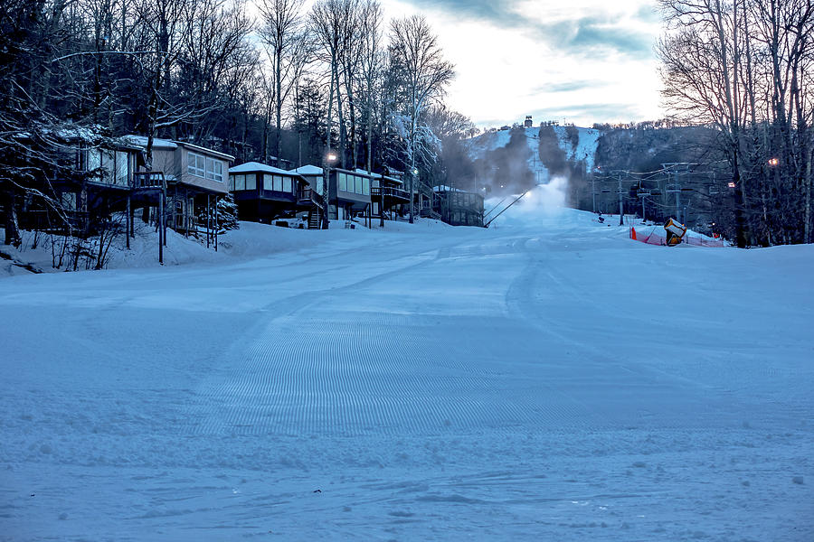 Skiing At The North Carolina Skiing Resort In February #9 Photograph by Alex Grichenko