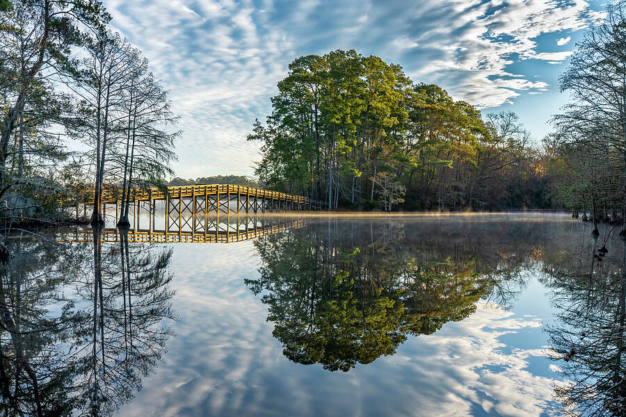 Bridge Reflections - 12759 Photograph by Wall Art Of Texas Bridge Reflections - 12759 Photograph by Wall Art Of Texas