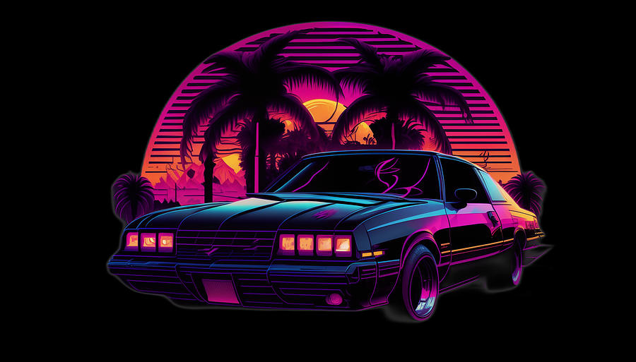 Sunset and Car #9 Digital Art by Quik Digicon Art Club Sunset and Car #9 Digital Art by Quik Digicon Art Club