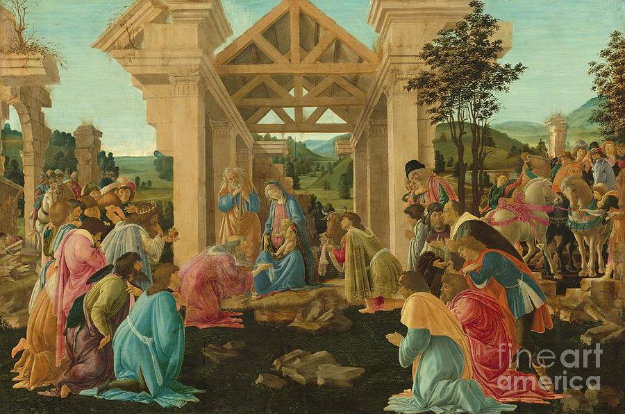 Adoration Photograph - The Adoration of the Magi #9 by JL Images