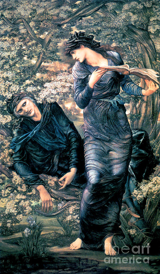 The Beguiling of Merlin 9 by Edward Burne Jones