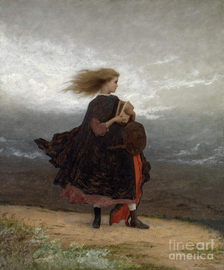 The Girl I Left Behind Me #9 Painting by Eastman Johnson