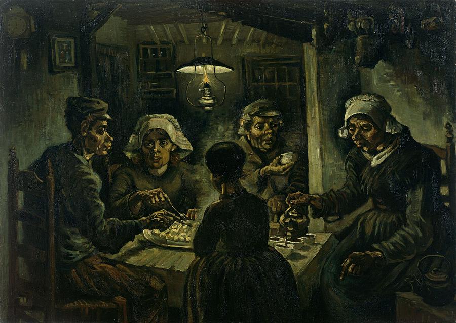 Vincent Van Gogh Painting - The Potato Eaters #9 by Vincent van Gogh
