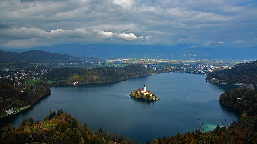 View of Lake Bled from Mala Osojnica #9 Photograph by Ian Middleton