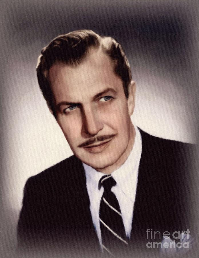 Vincent Price, Movie Legend Painting by John Springfield - Fine Art America