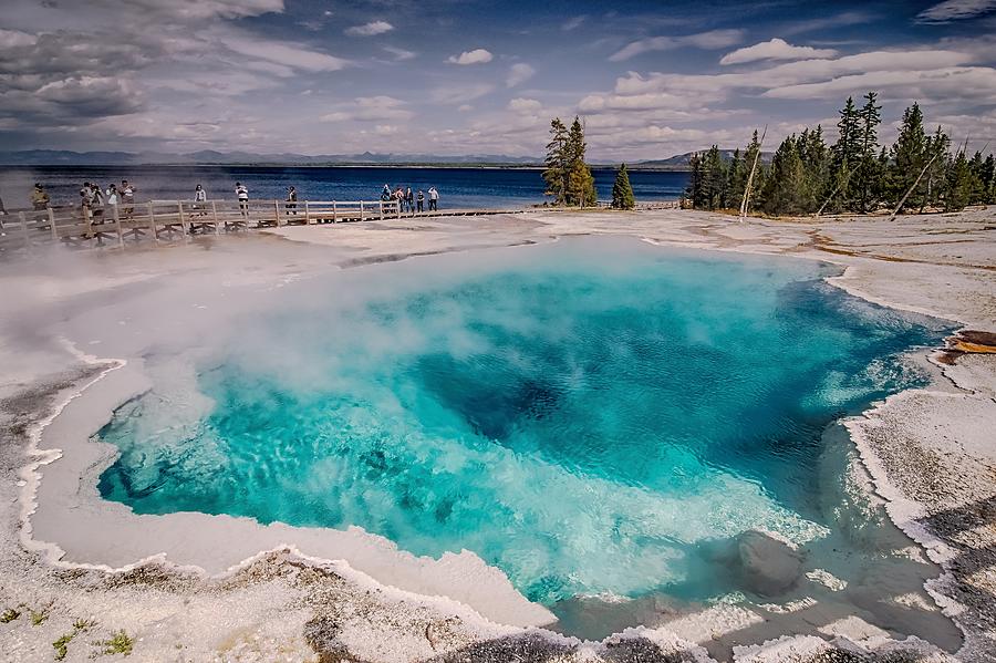 West Thumb Geyser Basin, Yellowstone National Park, Wyoming. #9 Photograph by Alex Grichenko
