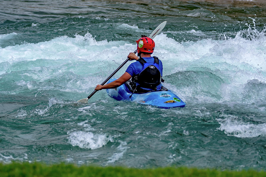 Whitewater Rafting Action Sport At Whitewater National Center In #9 Photograph by Alex Grichenko