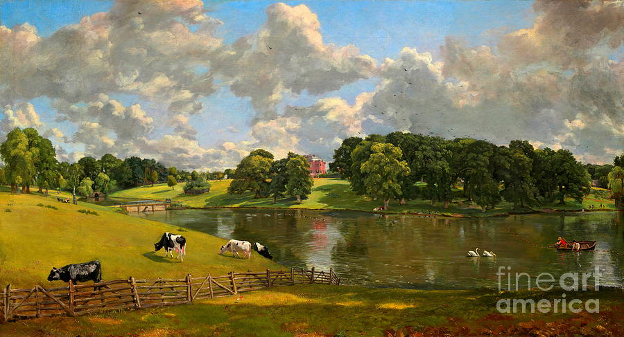 John Constable Painting - Wivenhoe Park, Essex #9 by John Constable