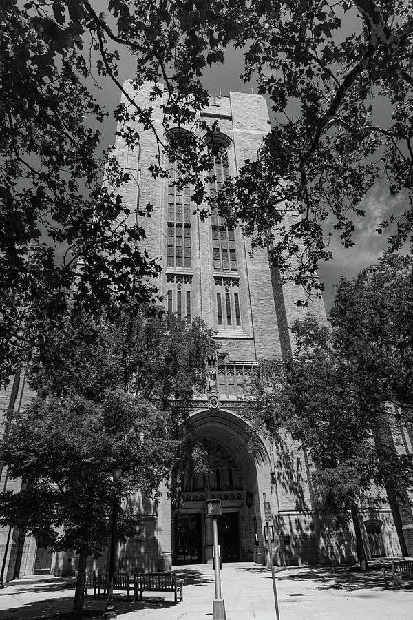 Yale University building in black and white Photograph by Eldon McGraw ...