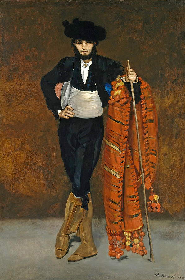 Young Man in the Costume of a Majo #10 Painting by Edouard Manet