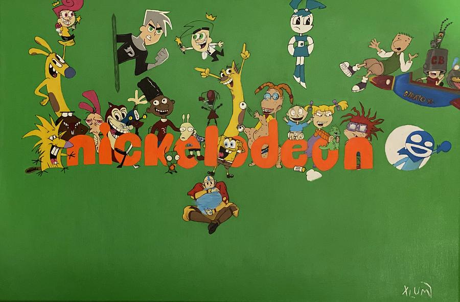 90's Baby Nickelodeon Painting by Kevon McClary - Pixels