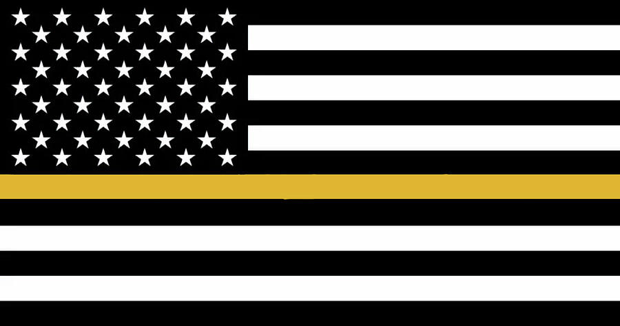911 Dispatcher Flag Digital Art by Robert Banach 911 Dispatcher Flag Digital Art by Robert Banach