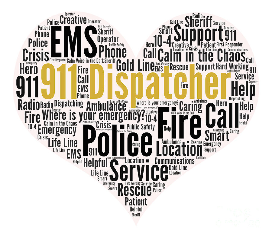 911 Dispatcher Digital Art by Georgia Threet - Fine Art America