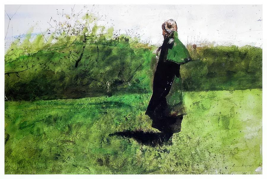 Andrew Wyeth Painting by Zouhair Bairouk - Fine Art America