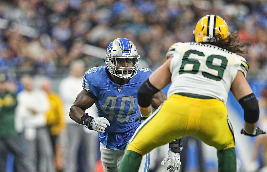 Green Bay Packers v Detroit Lions #94 Photograph by Leon Halip