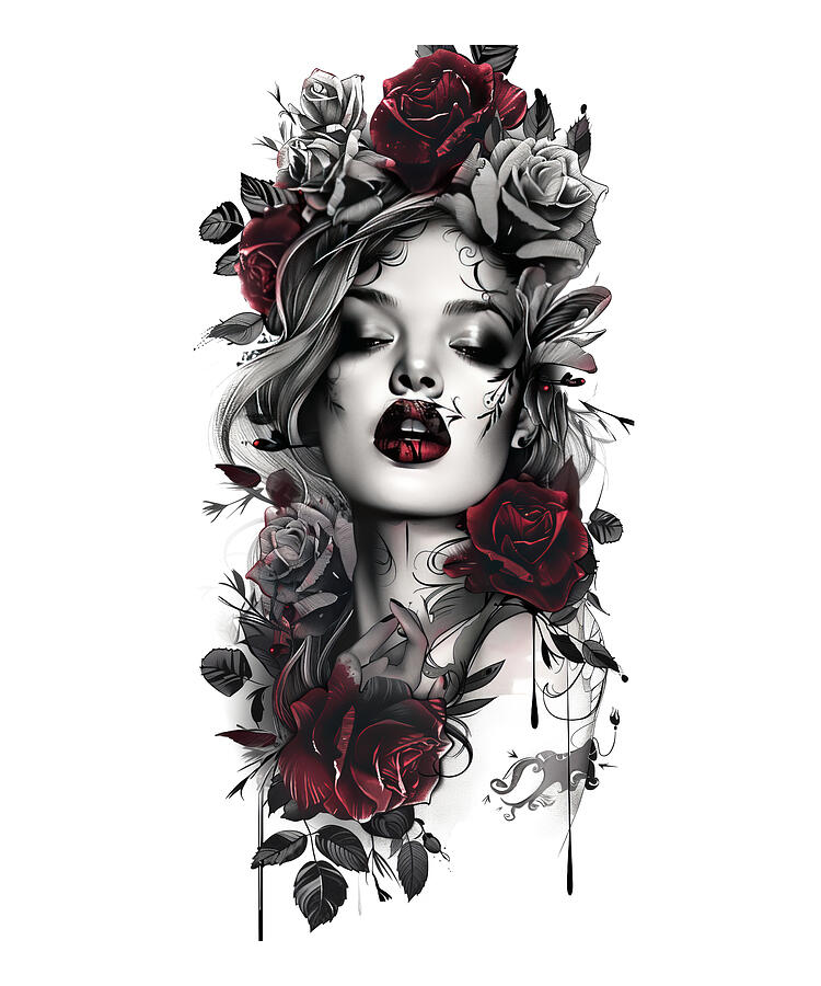 Beautiful Pinups. Inspired By tattoo, And Rockabilly Culture. #96 Mixed ...