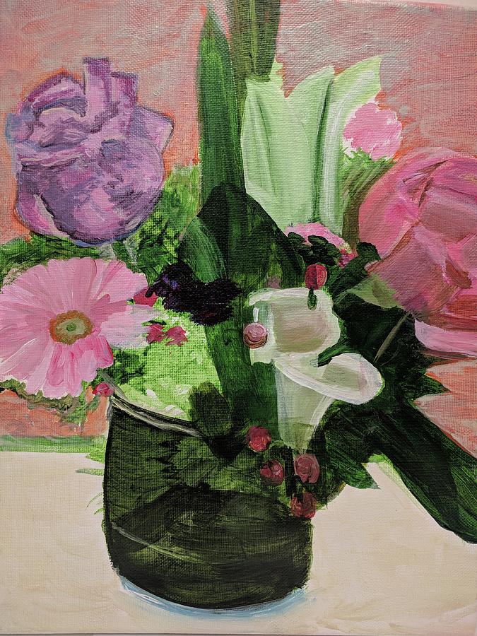 Floral Painting - Birthday Flowers by Ruth Anne Wood