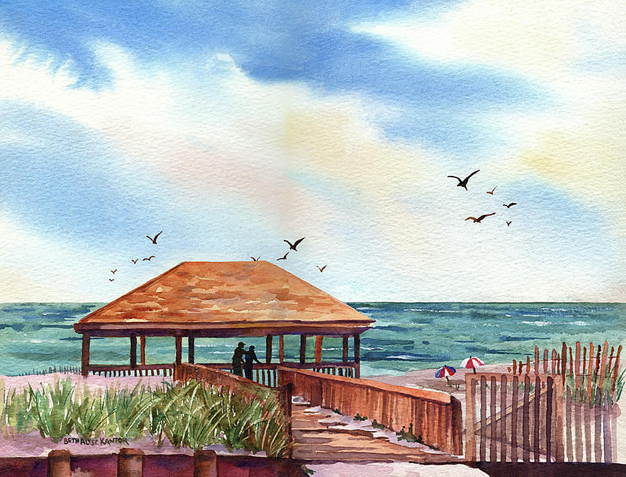 96th Street Pavilion, Stone Harbor, NJ Digital Art by Joseed Wards ...