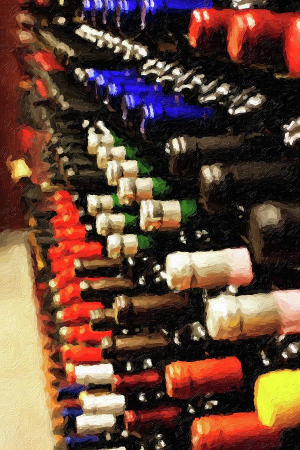 99 Bottles of Wine on the Wall Photograph by Carolyn Ann Ryan