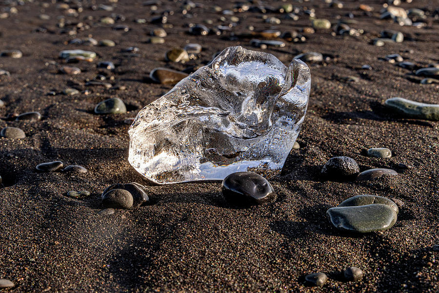 9g0a5668  Ice, Sand, Stones Photograph by Stephen Parker