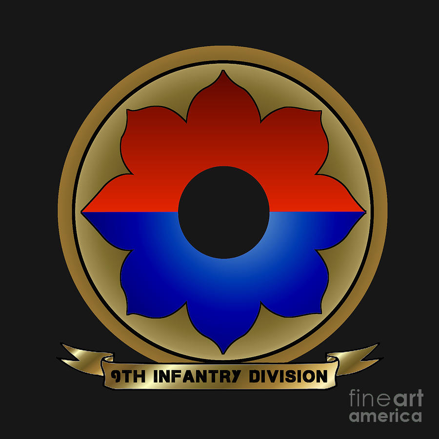 9th Infantry Division Digital Art by Bill Richards