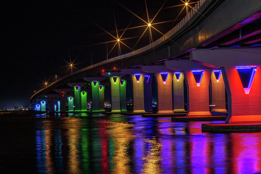 9th Street Rainbow Bridge Ocean City Photograph by Kristia Adams