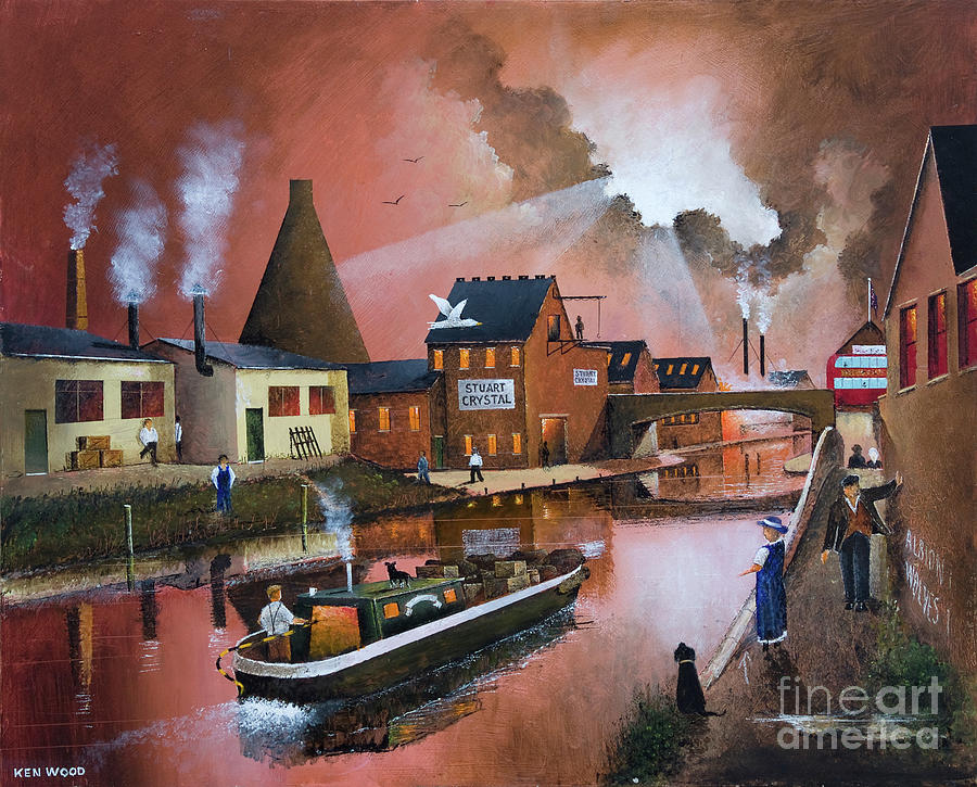 The Wordsley Cone Stourbridge - England Painting by Ken Wood