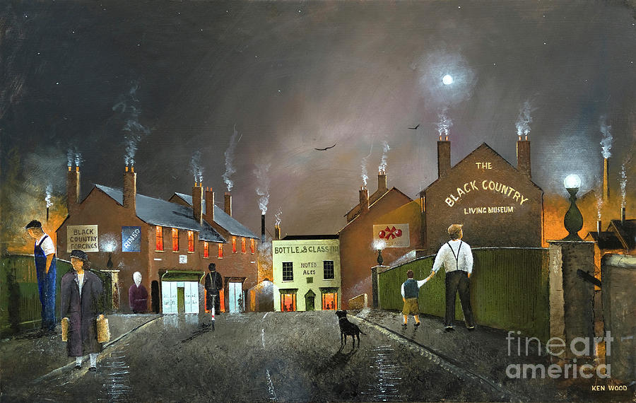 The Blackcountry Living Museum - England Painting by Ken Wood