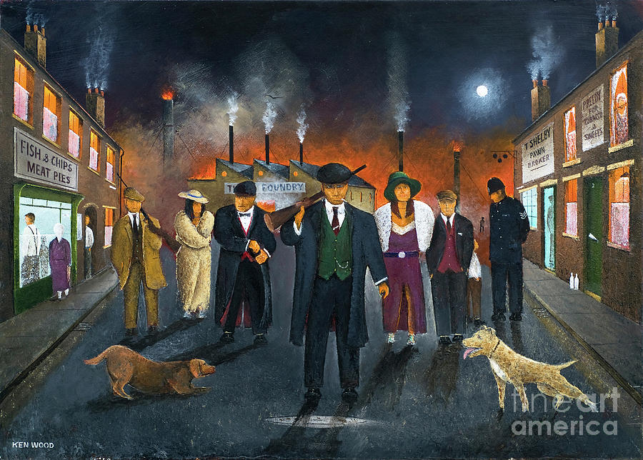 Meet The Family - Peaky Blinders Painting by Ken Wood