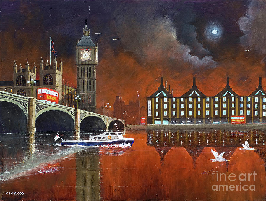 London and Big Ben - England Painting by Ken Wood